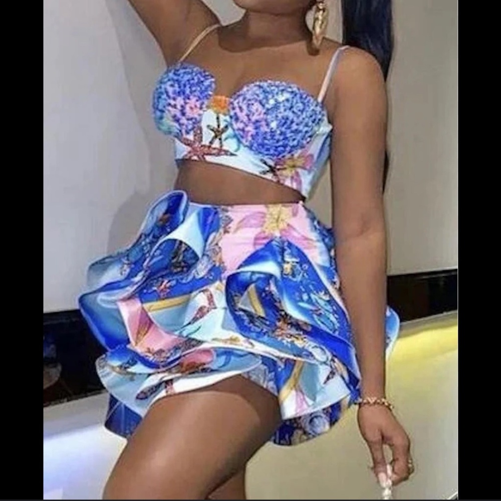 2 piece skirt set